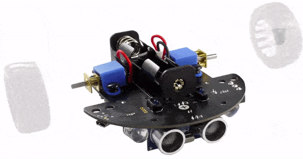 BrainBot attach wheels