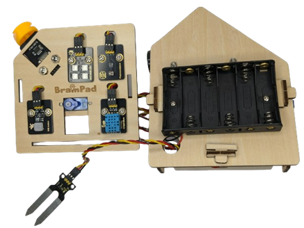 BrainSense with soil sensor attached