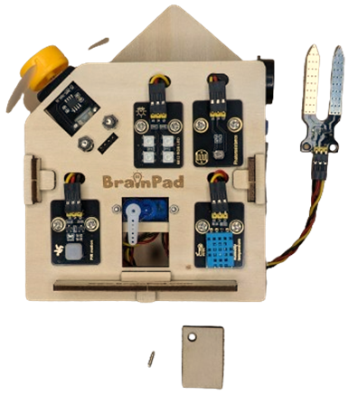 BrainSense with servo motor part attached