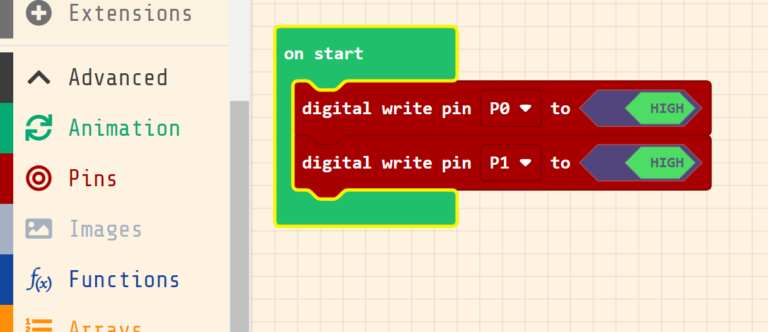 Makecode arcade code