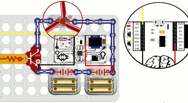 6SCM1 Snap Circuits Motor 